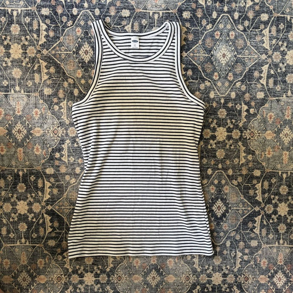Old Navy Striped Tank - Small Tall